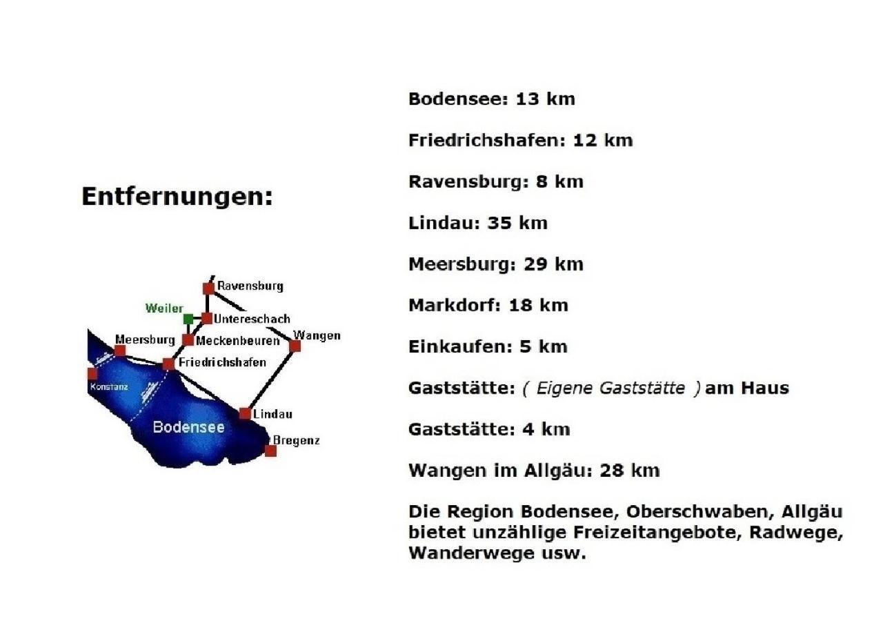 Gaestezimmer Wagner Meckenbeuren Luaran gambar
